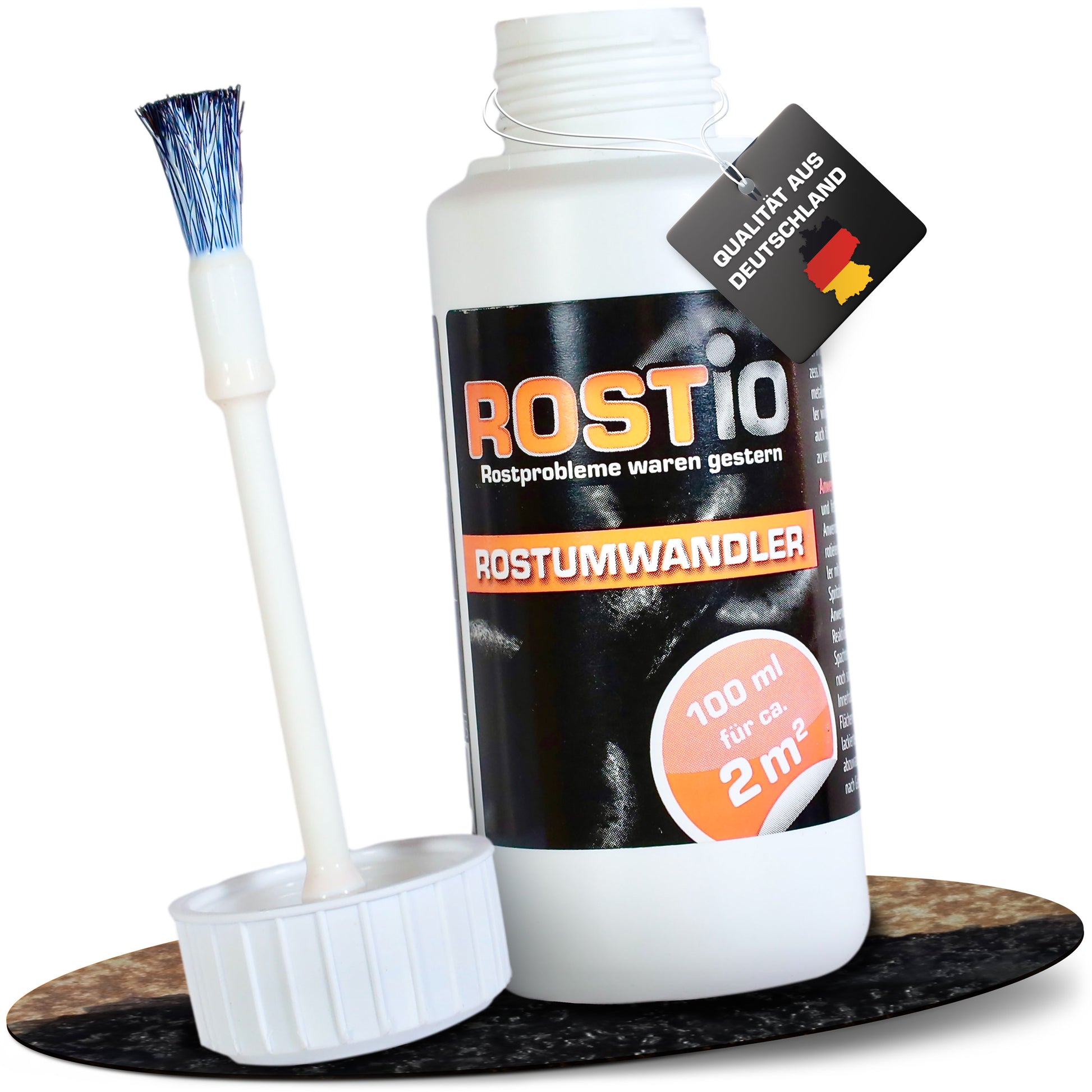 ROSTIO Rostumwandler 100 ml mit Pinsel Rostkonverter B0CJS1PQYV.MAIN01