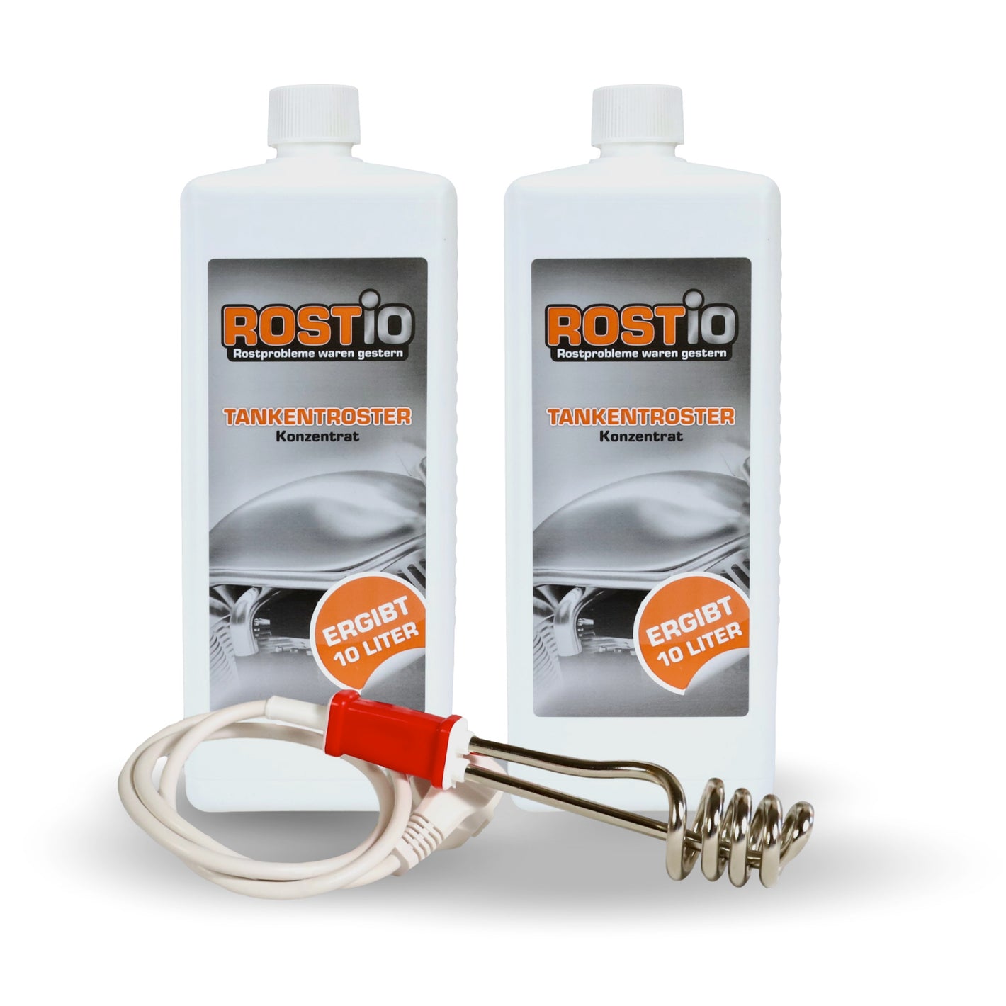 ROSTIO Tankentroster Set - 2 x 1 Liter Konzentrat mit Tauchsieder R2107-2_1