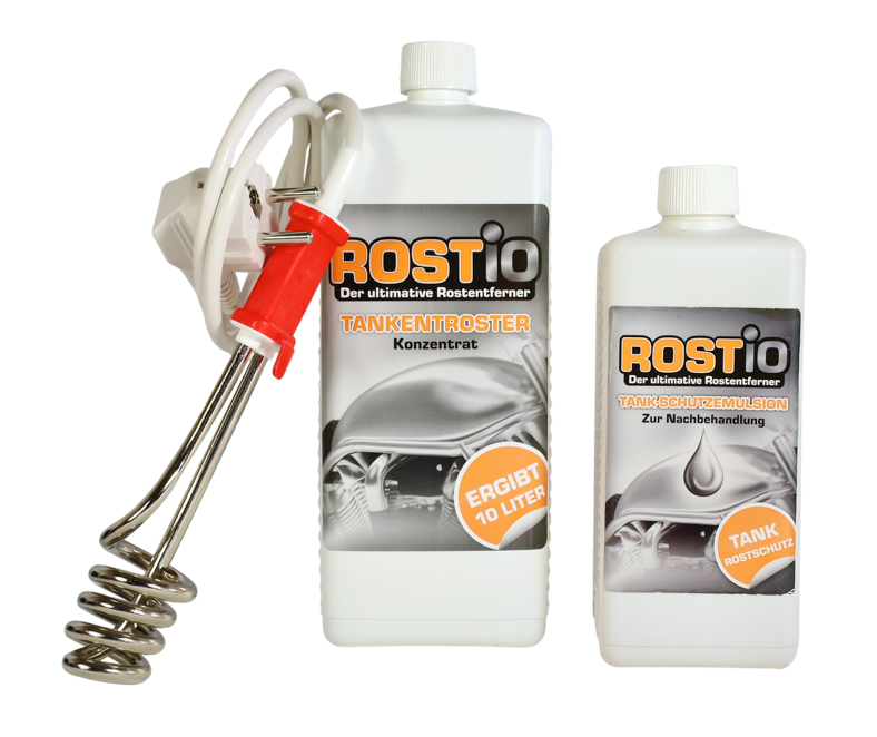 1 Liter Tankentroster plus 500ml Tank-Schutzemulsion plus Tauchsieder Tanksanierungs-Set R2110-6_1