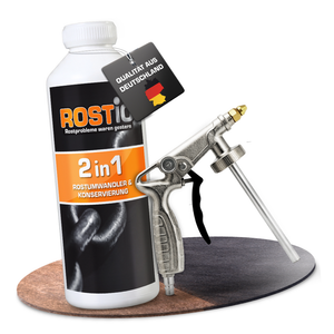 Hohlraumpistole UBS-Pistole plus 1 Liter Rostio 2in1 Rostumwandler und Konservierung 2in1_1_Liter_plus_UBS