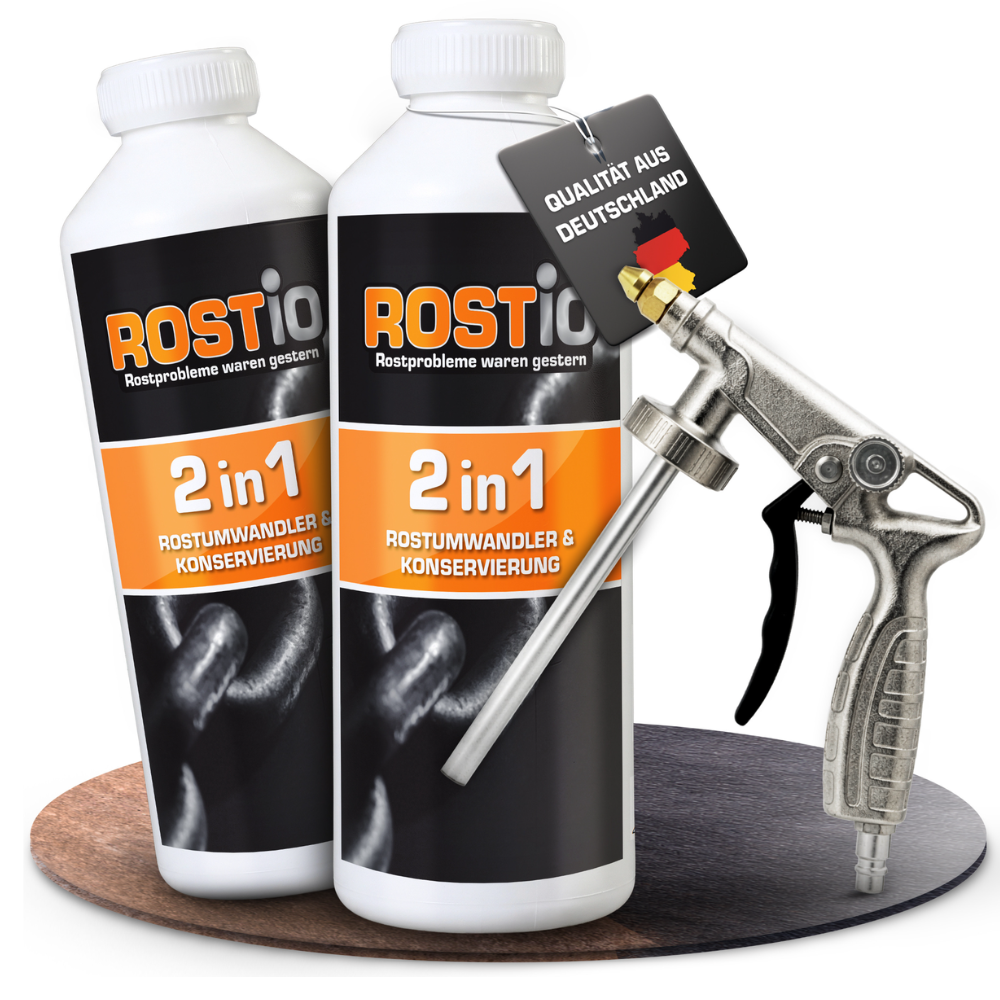 Hohlraumpistole UBS-Pistole plus 2 Liter Rostio 2in1 Rostumwandler und Konservierung 2in1_2_Liter_plus_UBS