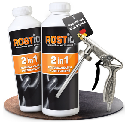 Hohlraumpistole UBS-Pistole plus 2 Liter Rostio 2in1 Rostumwandler und Konservierung 2in1_2_Liter_plus_UBS