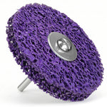 CSD Schleifscheibe CBS Reinigungsscheibe mit Spanndorn Lila Purple B01LY9AI3I.Main02