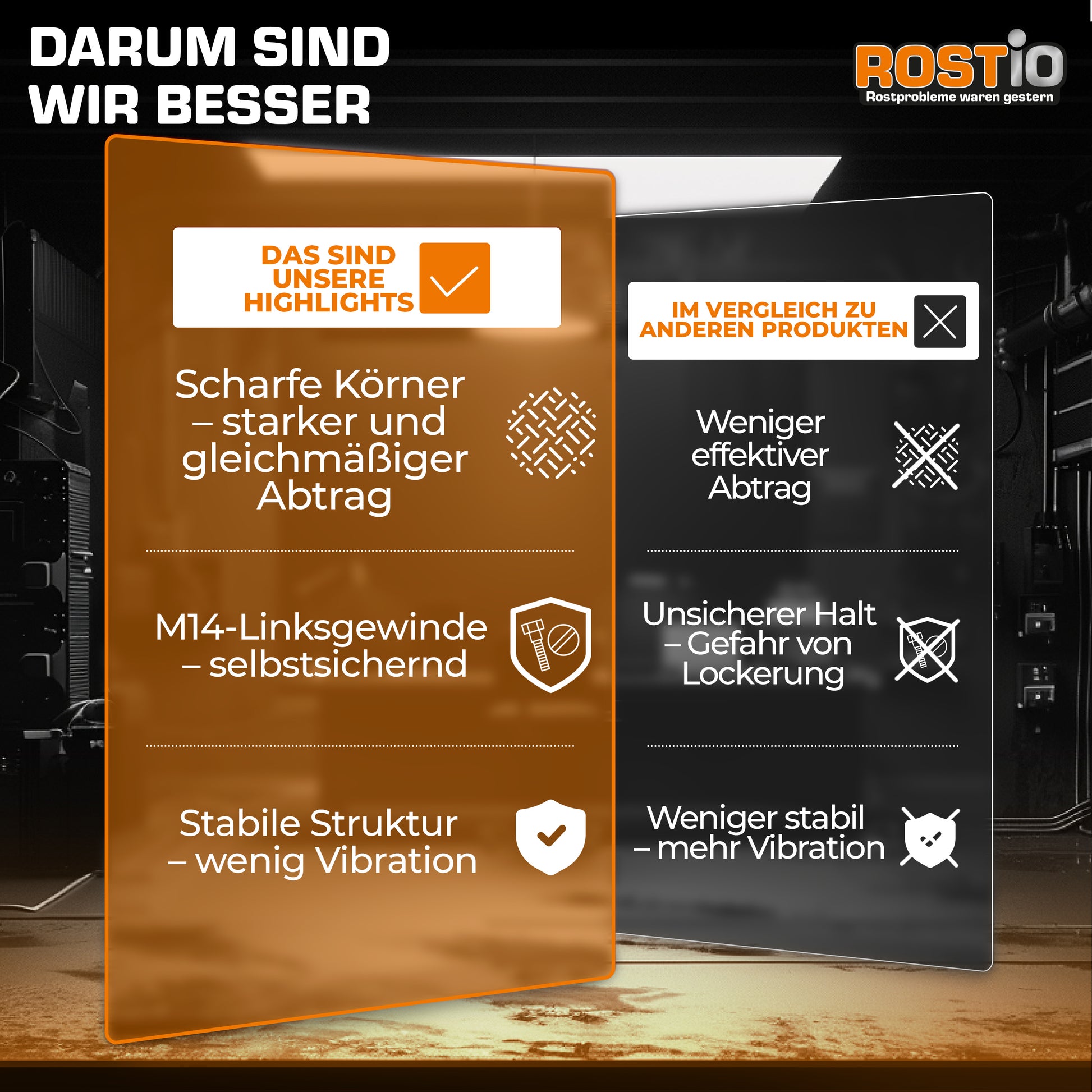 CSD Schleifscheibe CBS Reinigungsscheibe mit Spanndorn Lila Purple B01LY9AI3I.PT04