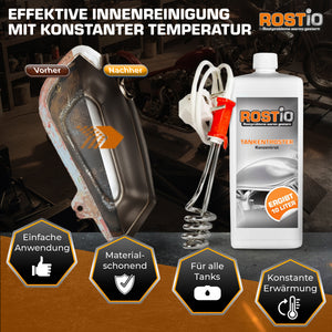 ROSTIO Tankentroster 1 Liter mit Tank Tauchsieder B01MQUSEVX.PT03