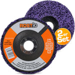 2 x CSD Scheibe lila 125 mm Set für Winkelschleifer - Reinigungsscheibe- Schleifscheibe B09S2ZKTL7.MAIN01