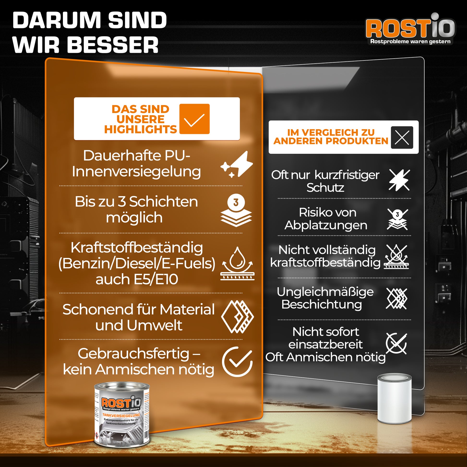 ROSTIO Tankversiegelung Einkomponentenharz 1k B0B4P5LYLG.PT04