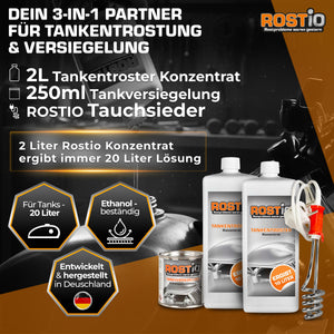 2 Liter Tankentroster plus 250ml Tankversiegelung plus Tauchsieder Tanksanierungs-Set B0CGLN8BYW.PT01