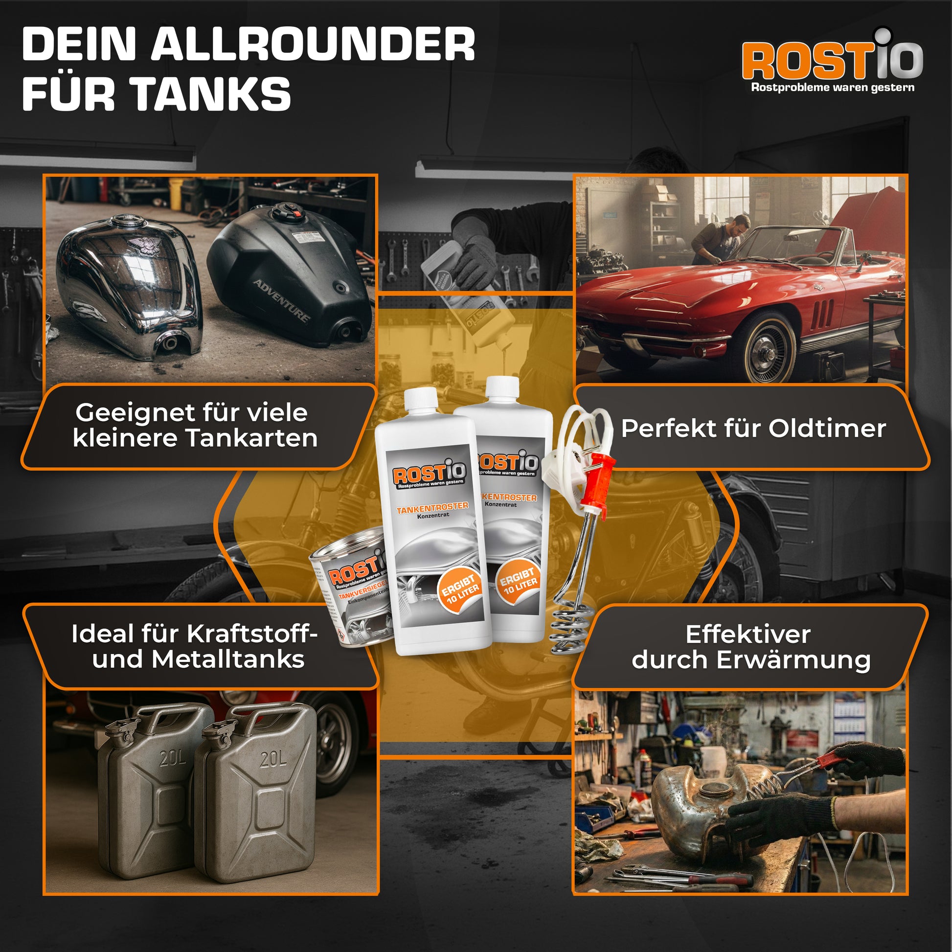 2 Liter Tankentroster plus 250ml Tankversiegelung plus Tauchsieder Tanksanierungs-Set B0CGLN8BYW.PT05