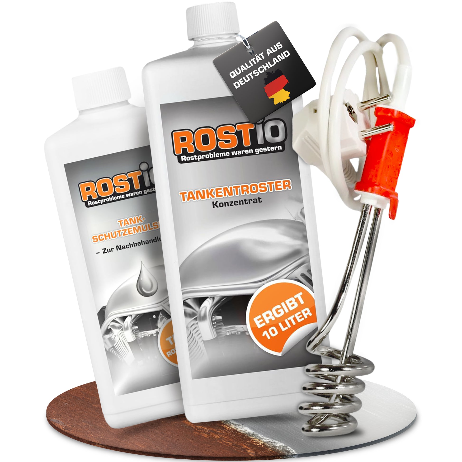 1 Liter Tankentroster plus 500ml Tank-Schutzemulsion plus Tauchsieder Tanksanierungs-Set B0CGLNP182.MAIN01