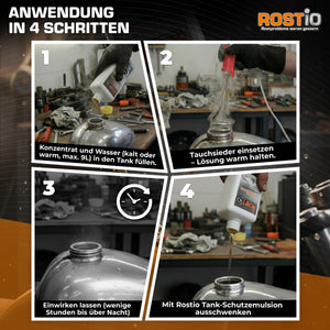 1 Liter Tankentroster plus 500ml Tank-Schutzemulsion plus Tauchsieder Tanksanierungs-Set B0CGLNP182.PT02