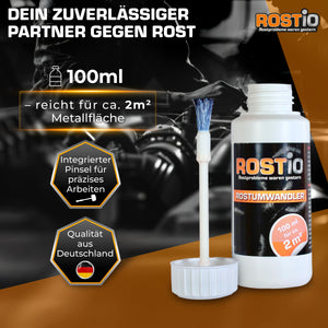 ROSTIO Rostumwandler 100 ml mit Pinsel Rostkonverter B0CJS1PQYV.PT01