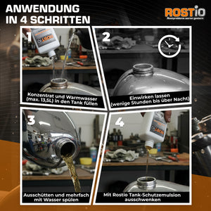 ROSTIO Tankentroster 1,5 Liter plus 500ml Tank - Schutzemulsion BB0CD5YXTFQ.PT02