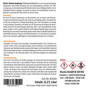 ROSTIO Tankversiegelung Einkomponentenharz 1k R2105_2
