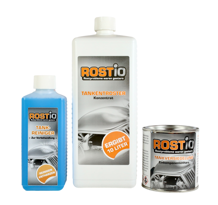 1 litre tank rust remover plus 250ml tank cleaner and 250ml tank seala