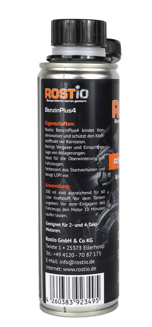 ROSTIO BenzinPlus4 Benzin-Stabilisator Benzin Additiv Motor & Tank Rostschutz R2112_3