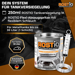 ROSTIO Tankversiegelung Set 250 ml mit Flexi-Absaugspritze R2114-2.PT01