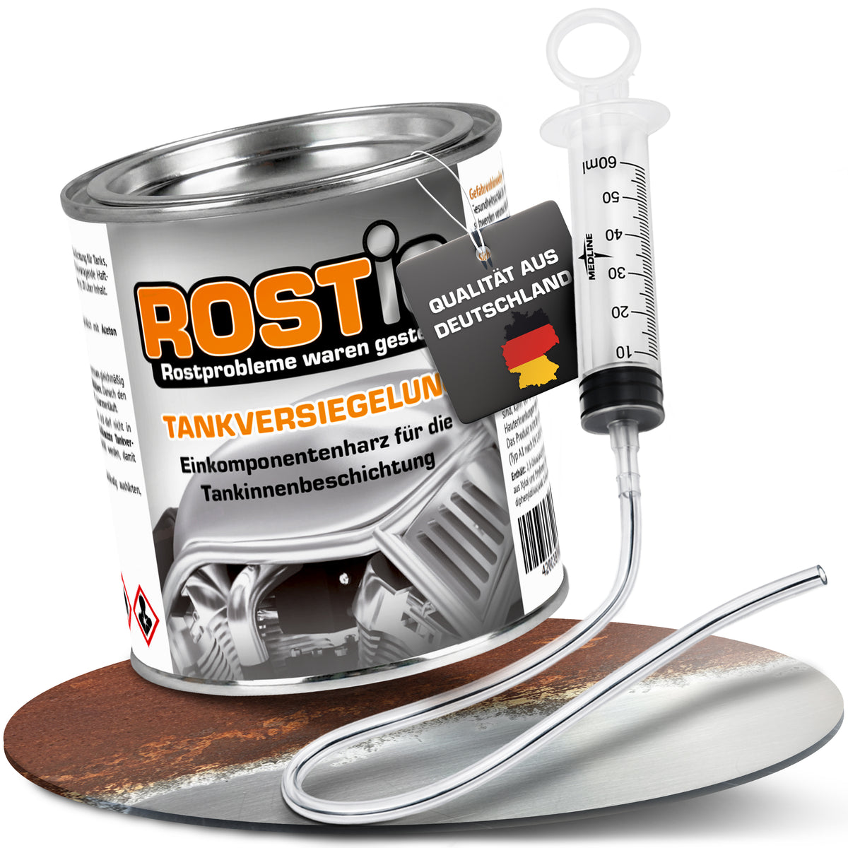 ROSTIO Tankversiegelung Set 250 ml mit Flexi-Absaugspritze R2114-2.TP1