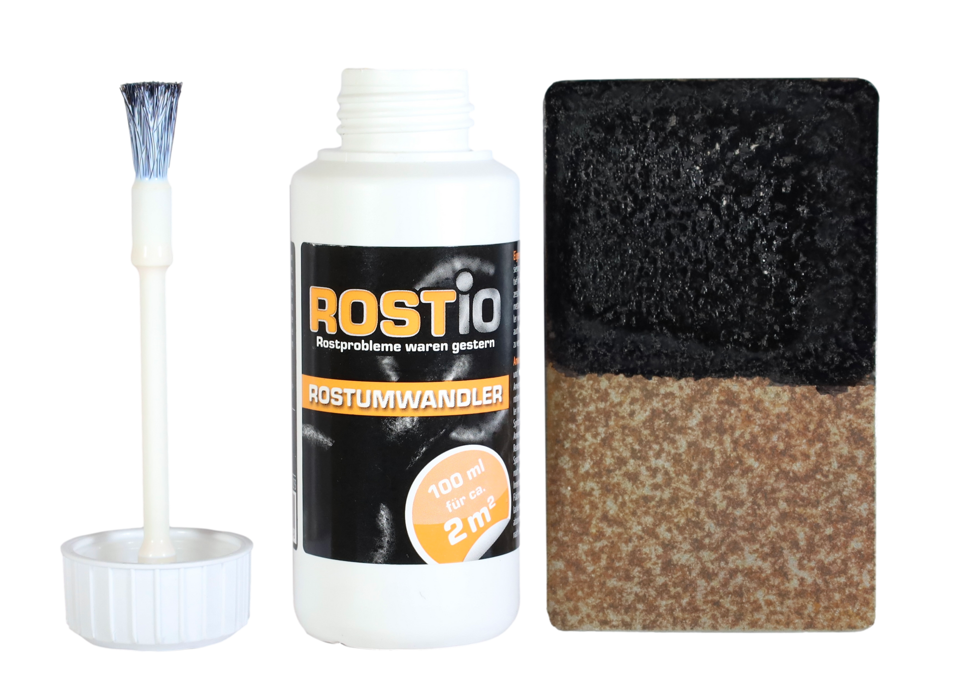 ROSTiO Rostumwandler 100 ml mit Pinsel Rostkonverter R3203_3