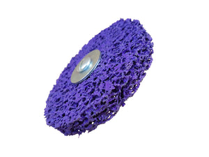 CSD Schleifscheibe CBS Reinigungsscheibe mit Spanndorn Lila Purple R9502_2