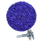 CSD Schleifscheibe CBS Reinigungsscheibe mit Spanndorn Lila Purple R9502_7
