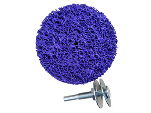 CSD Schleifscheibe CBS Reinigungsscheibe mit Spanndorn Lila Purple R9502_7