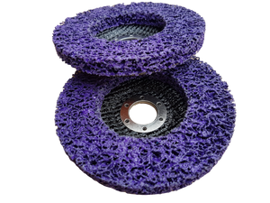 2 x CSD Scheibe lila 125 mm Set für Winkelschleifer - Reinigungsscheibe R9504-2L_4