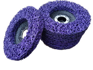 5 x CSD Scheibe lila 125 mm Set für Winkelschleifer R9504-5L_3