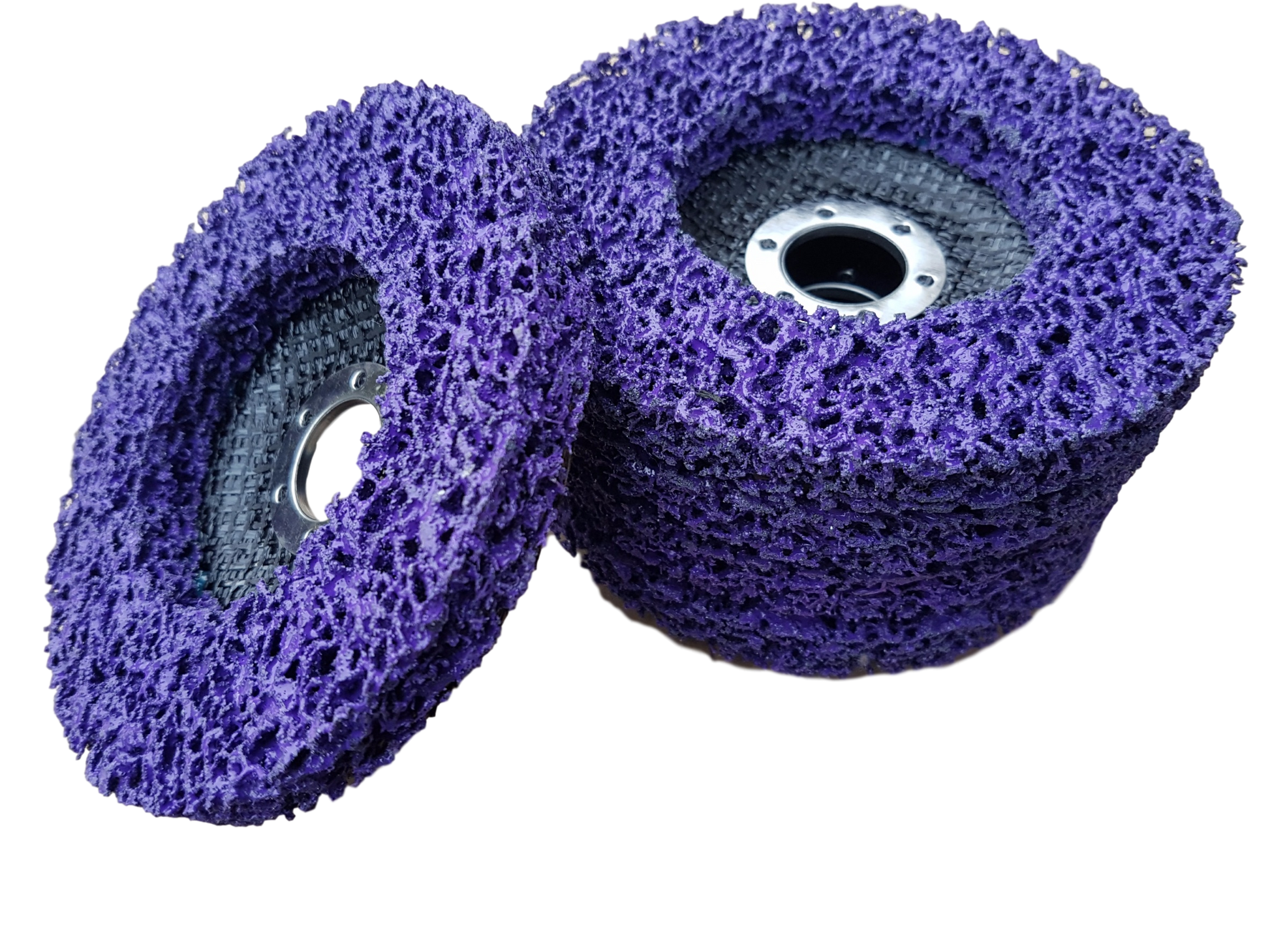 5 x CSD Scheibe lila 115 mm Set für Winkelschleifer - Flex R9506-5L_4
