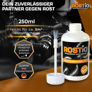 ROSTIO Rostumwandler 250 ml mit Pinsel Rostio_-_B01N9GYB78.PT01