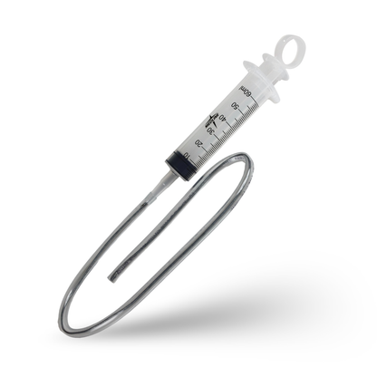 ROSTIO Flexi-Absaugspritze - Präzisionswerkzeug zum Absaugen von Tankversiegelung & Flüssigkeiten SpritzeundSchlauch