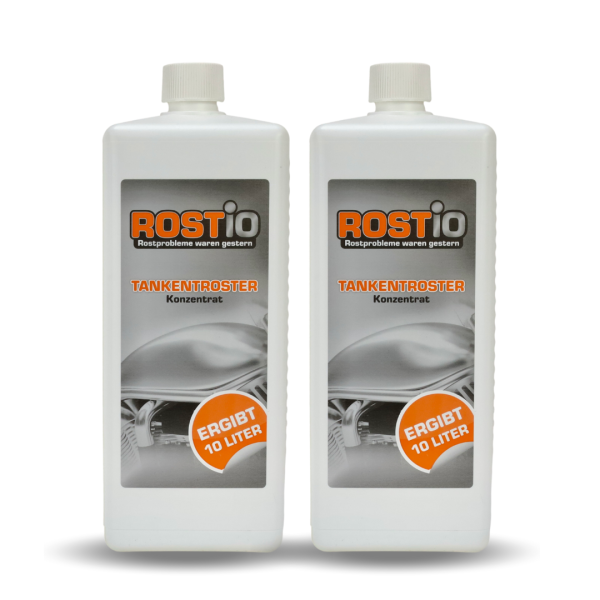 ROSTIO Tank Rust Remover Set - 2 x 1 liter Concentrate