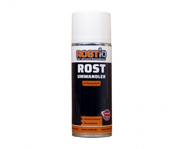 ROSTIO Epoxy Rostumwandler Spray 400ml Spraydose  ROSTIO Rostumwandler &  Rostentferner - Rost entfernen leicht gemacht