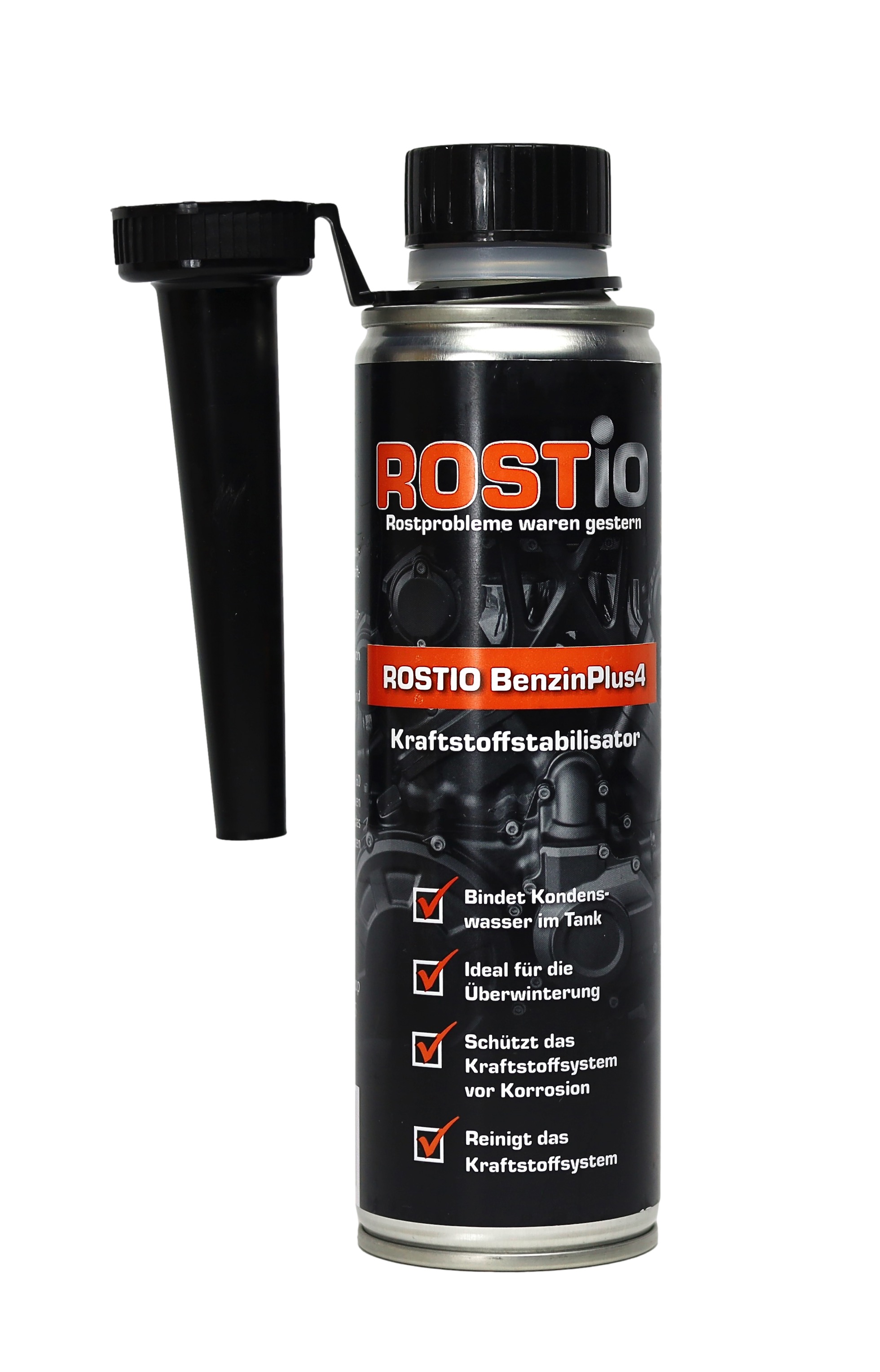 ROSTIO BenzinPlus4 Benzin-Stabilisator Benzin Additiv Motor & Tank  Rostschutz, Rostschutz