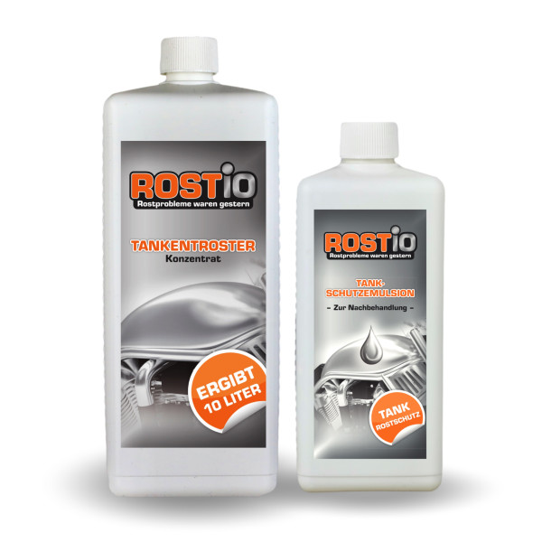 ROSTIO Tankentroster 1 Liter plus Tank - Schutzemulsion