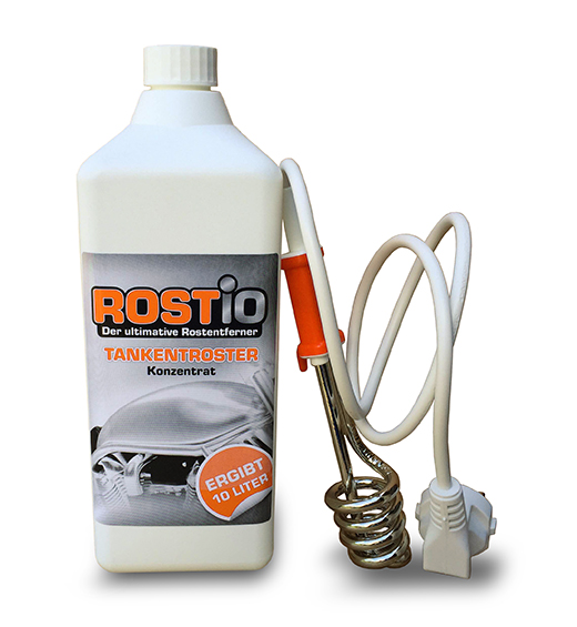 ROSTIO Tankentroster 1 Liter mit Tank Tauchsieder, ROSTIO Tankentroster, Tankentrostung