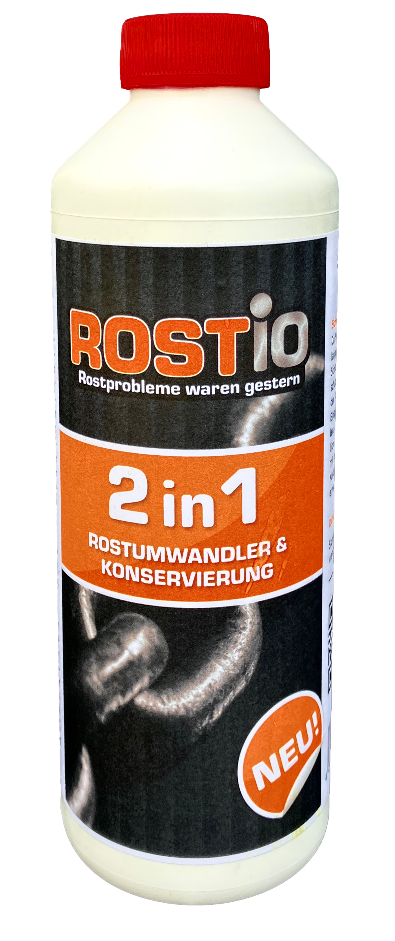 ROSTIO 2 in 1 Rostumwandler & Konservierung Hohlraum-Wachs  ROSTIO  Rostumwandler & Rostentferner - Rost entfernen leicht gemacht