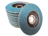10 x Rostio Flap Disc 125 mm Inox Stainless Steel Blue
